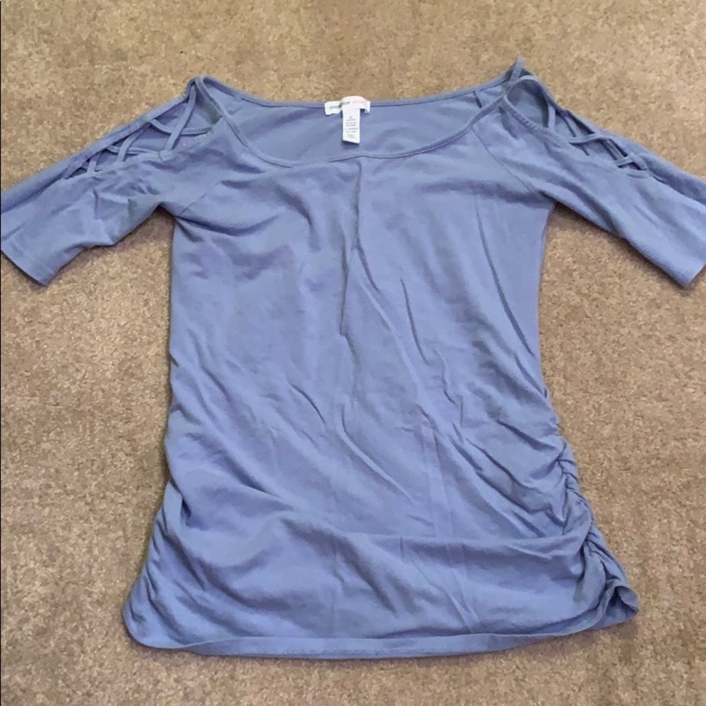 Cute sleeve maternity shirt